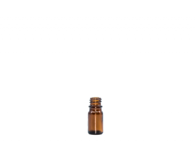 BEWIT Flacone di vetro marrone lucido, 5 ml