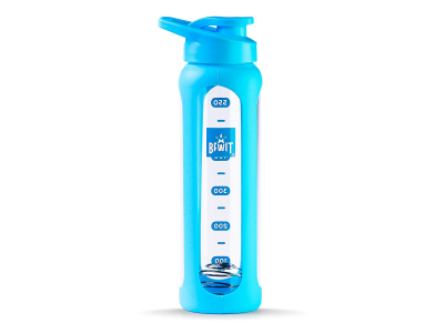 BEWIT Glass shaker 0,7 l travel 2in1