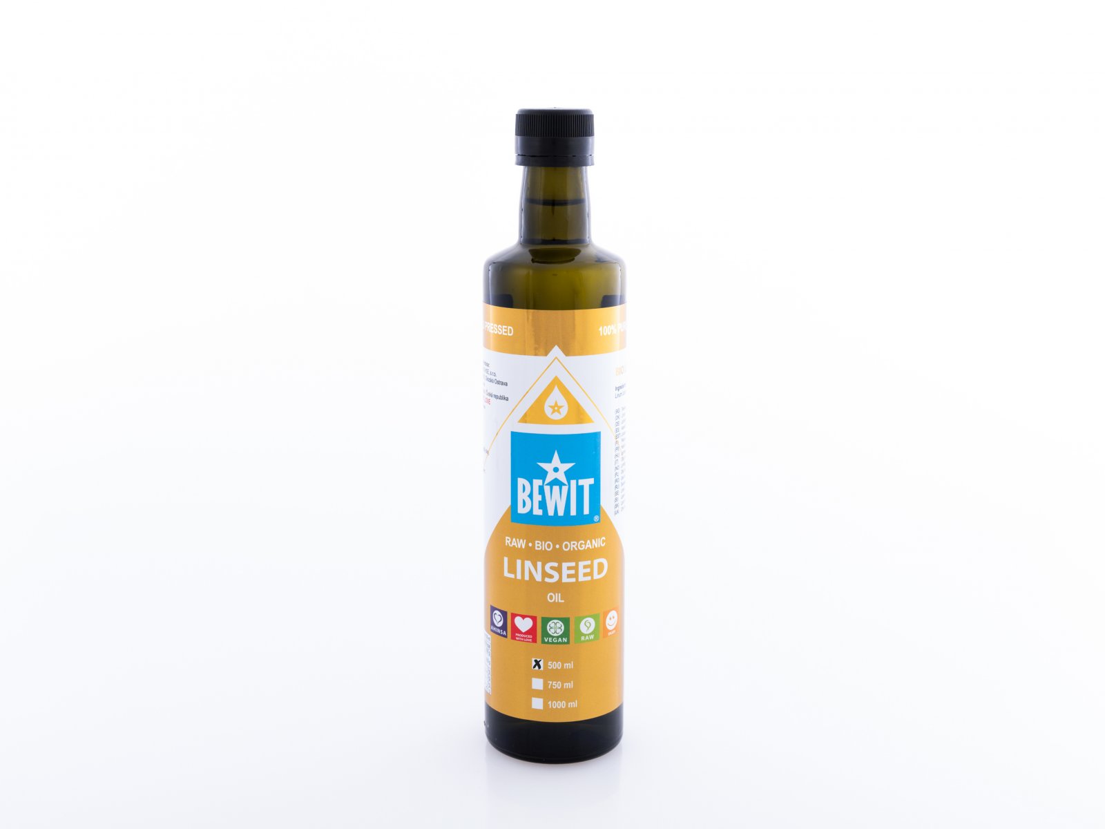 BEWIT Linseed oil ORGANIC  - A fresh Bio quality oil