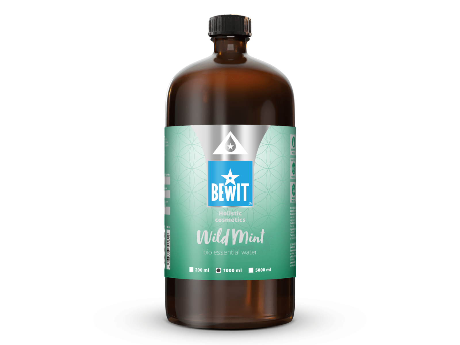 BEWIT Organic mint essential water - 100% NATURAL HYDROLYTE - 4
