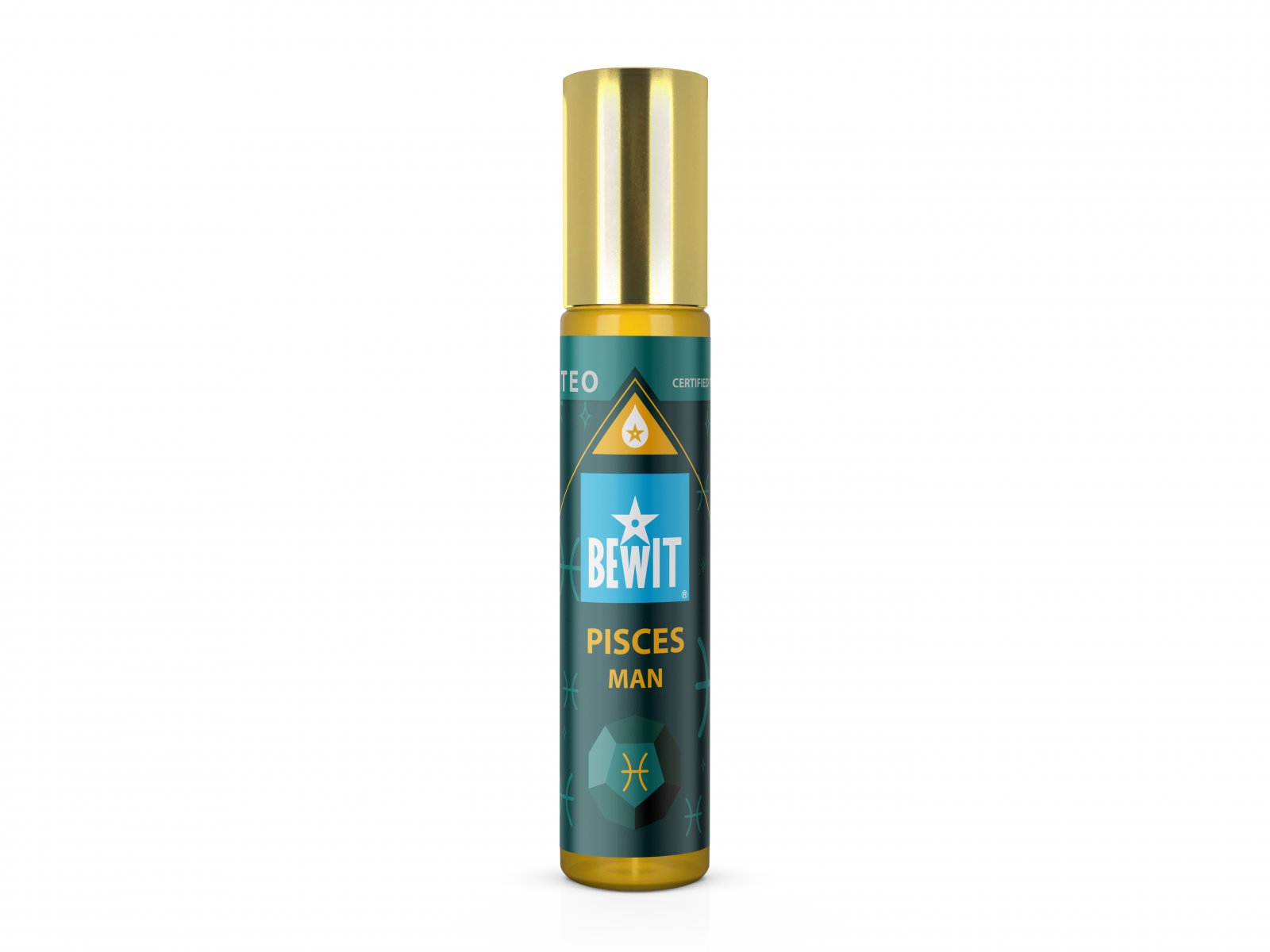 BEWIT® MAN PISCES (FISH) - Men's roll-on oil perfume