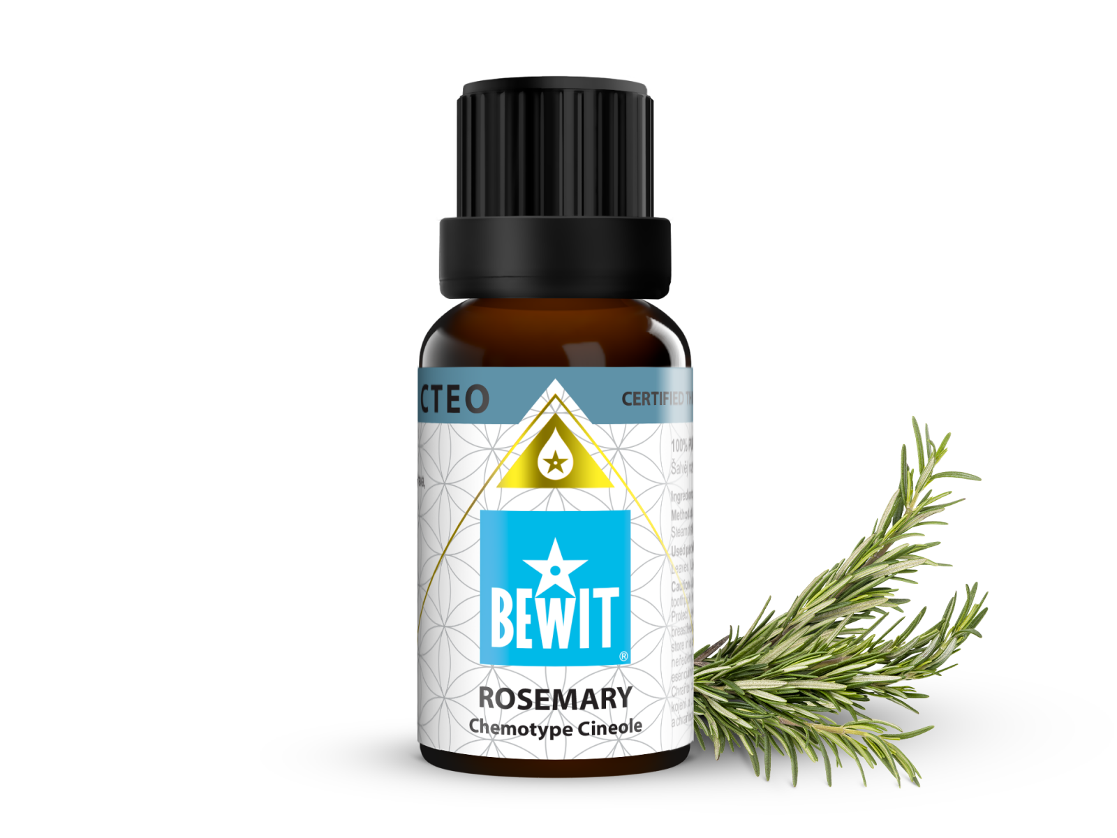 BEWIT Rozmarín - 100% čistý a přírodní CTEO® esenciální olej - 1