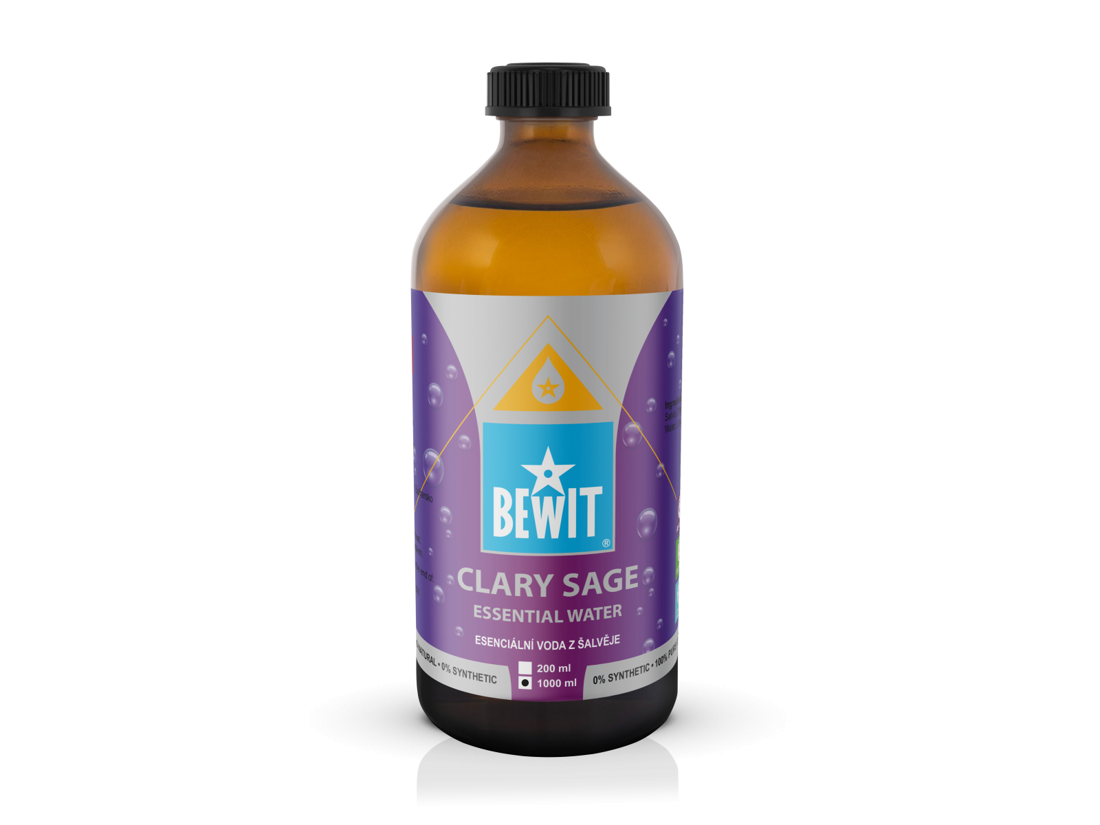 BEWIT Sage essential water - 100% NATURAL HYDROLYTE - 2