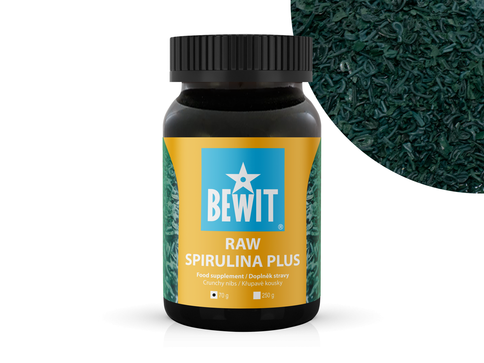 BEWIT Spirulina Plus RAW, pieces - Food supplement