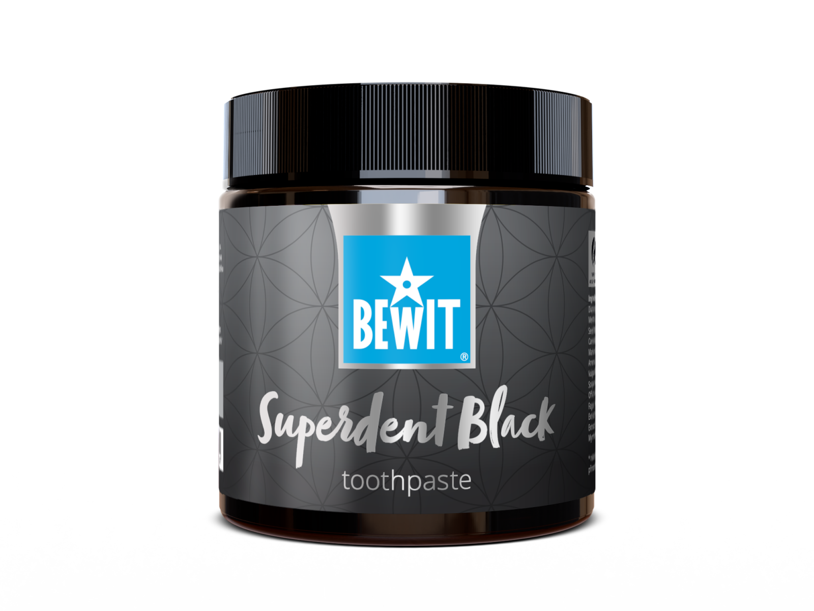 BEWIT Superdent Black - Activated charcoal toothpaste - 1