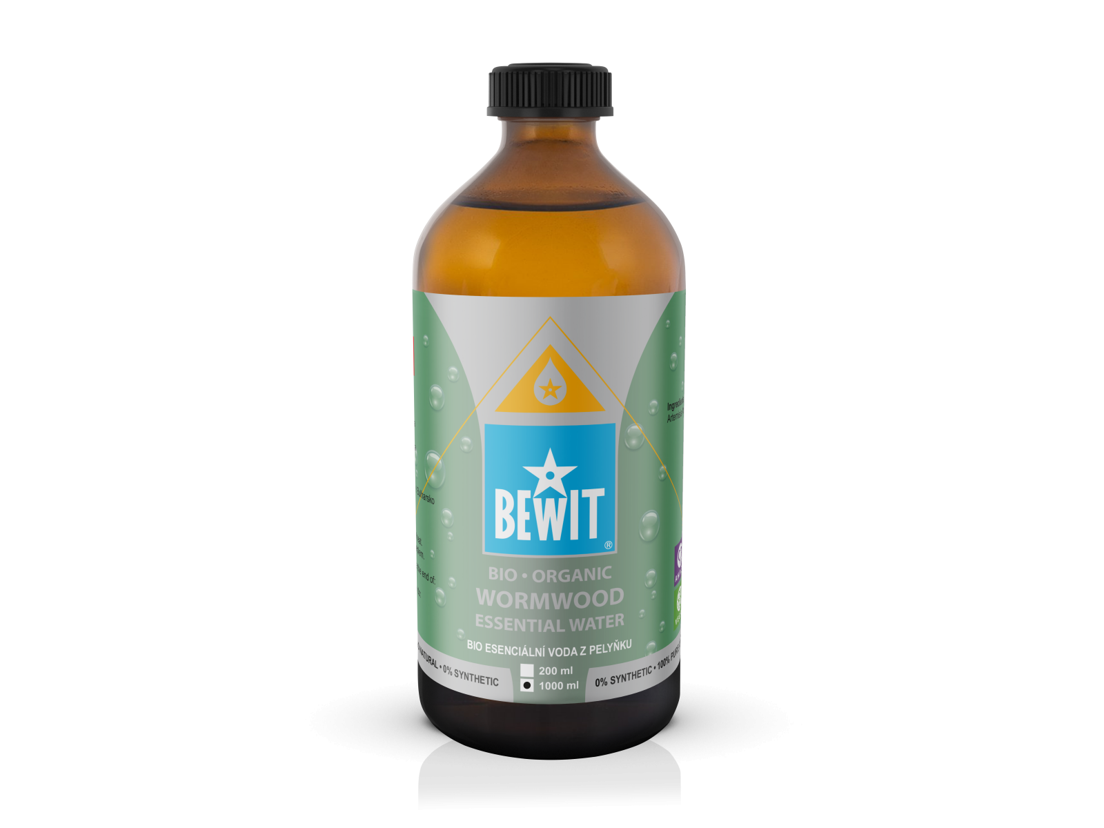 BEWIT Wormwood essential water BIO - 100% NATURAL HYDROLYTE - 3