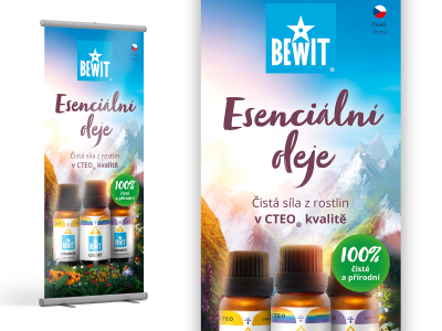 Roll Up BEWIT (CZ) - Huiles essentielles