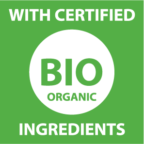 With certified bio/organic ingredients
