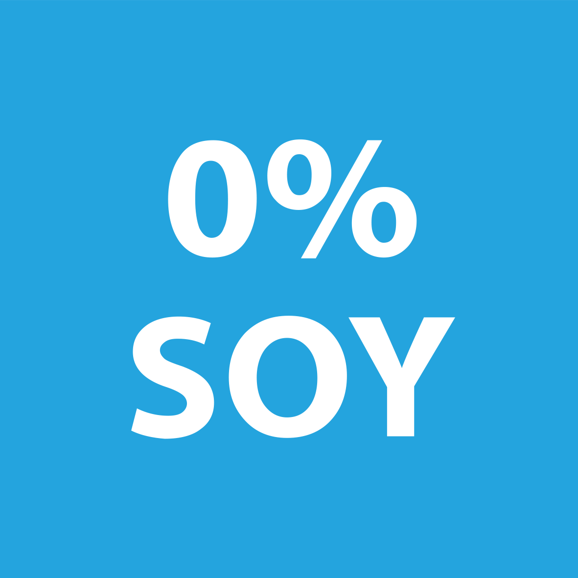 0% soy
