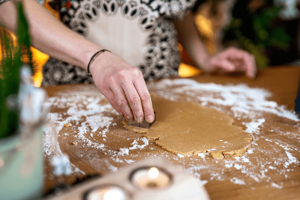 Esencjalne pieczenie | Weganskie kruche ciasteczka z BEWITELLA Merry Christmas