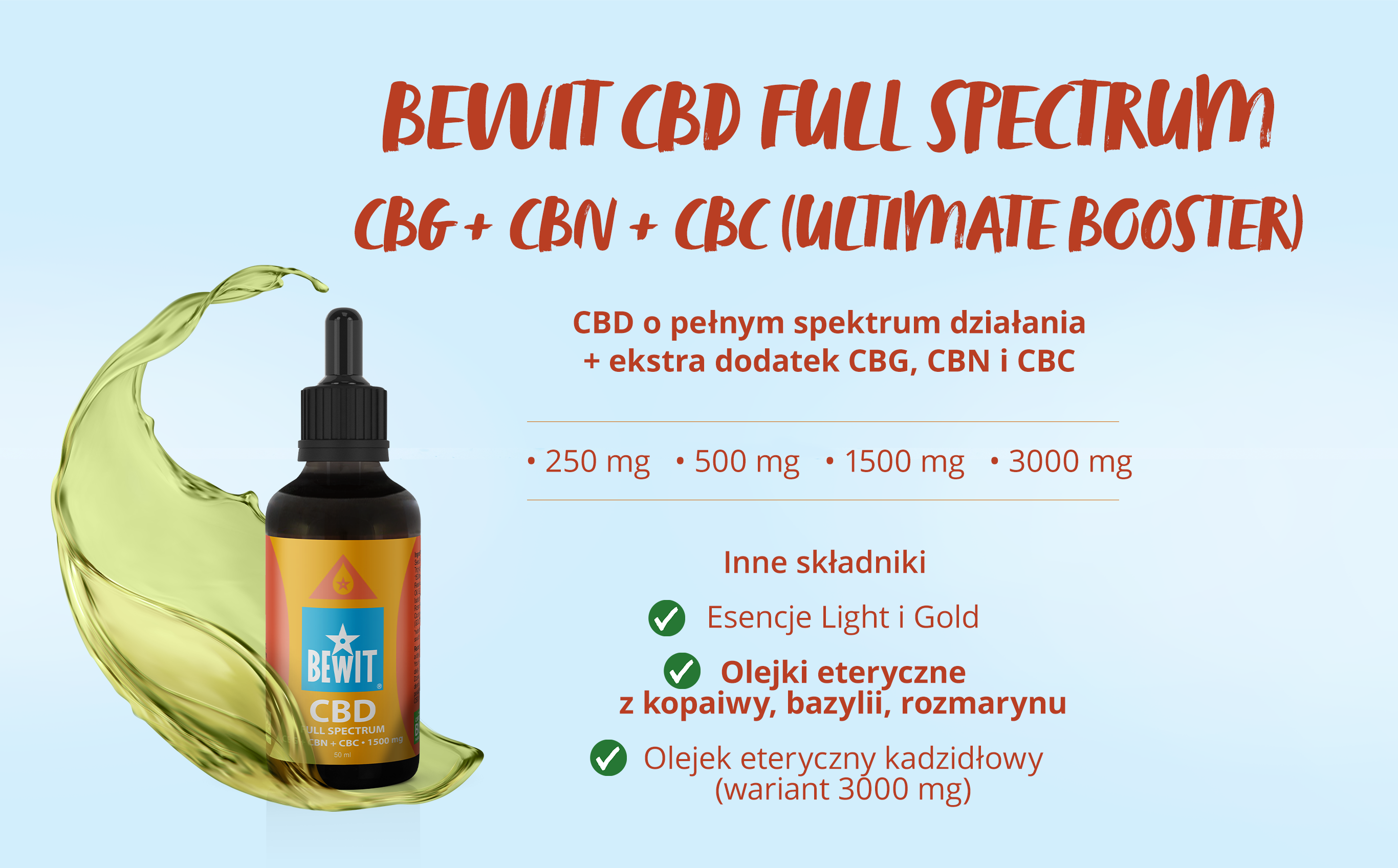 BEWIT CBD FULL SPECTRUM CBG+CBN+CBC