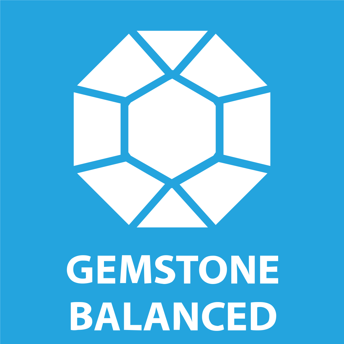 Gemstone balanced